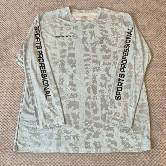 AFTCO Bushido Performance SPRO Shirt Mens XXL Long Sleeve Wicking Fishing UPF - Picture 1 of 7